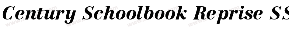 Century Schoolbook Reprise SSi字体转换